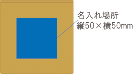 5134エコメモボックスDX名入れ場所